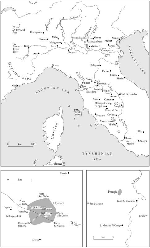 Northern and Central Italy showing the city-states Journeys in the age of - photo 3