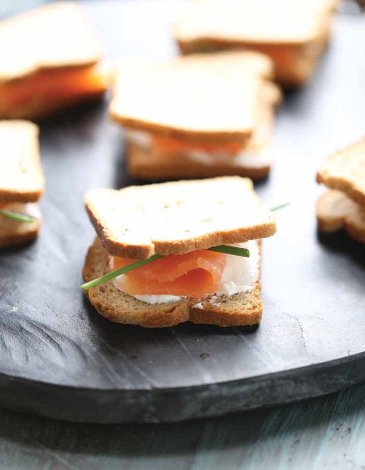 Smoked salmon and horseradish are a match made in heaven in these easy finger - photo 6