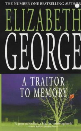 Elizabeth George - A Traitor to Memory