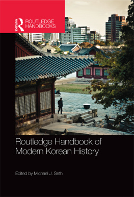 Seth Routledge handbook of modern Korean history