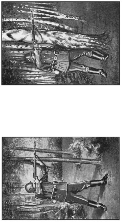 FIRING POSITIONS IN THE GERMAN ARMY Standing positions as taught by the German - photo 8