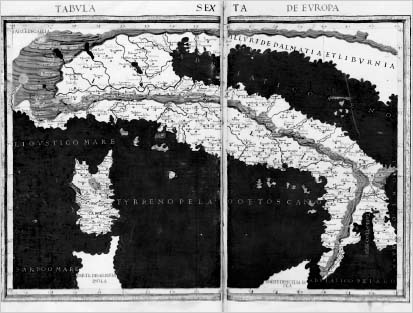 Map of Italy in Francesco Berlinghieris Geography 1482 from the Montefeltro - photo 11