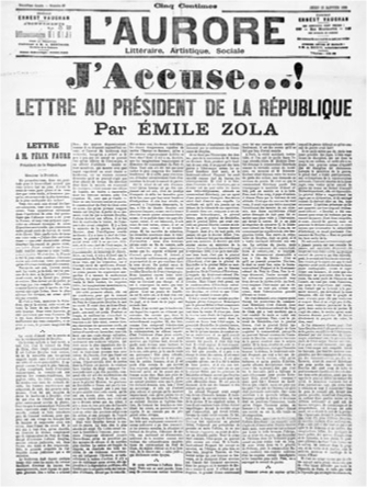 This front-page open letter JAccuse I accuse from mile Zola to the - photo 3