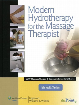 Sinclair - Modern hydrotherapy for the massage therapist