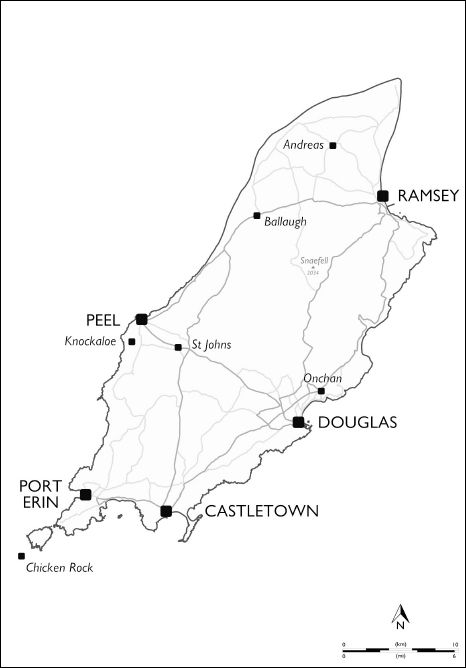 Map of Isle of Man Courtesy of Dan Karran Introduction Nestled off the - photo 4