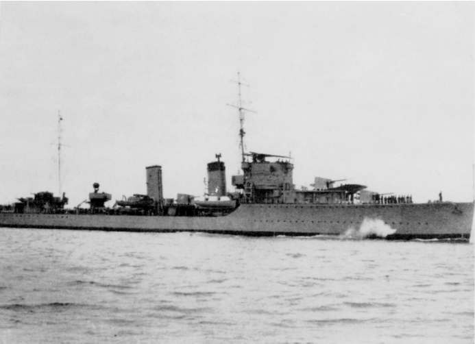 2 The Flotilla Leader HMS Codrington leader of the 19th Destroyer Flotilla - photo 4