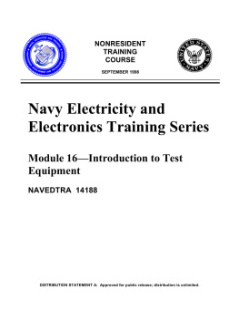 Naval Education - Introduction to Test Equipment