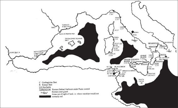 Map 2 Fleets in the Second Punic War previously published in Ancient Society - photo 3