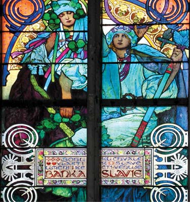 Mucha stained-glass window St Vitus Cathedral Prague Charles Bridge - photo 8