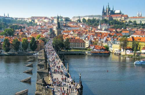 Charles Bridge with Prague Castle upper right Rick Steves PRAGUE - photo 9