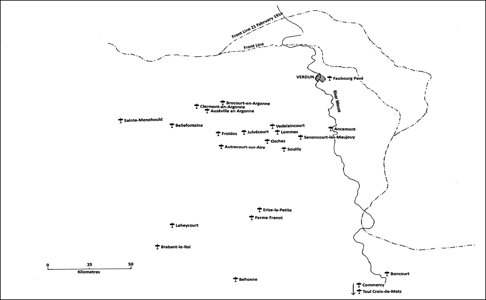 Map 1 Airfields of Verdun 1916 Map 2 Airfields of the Somme 1916 - photo 2