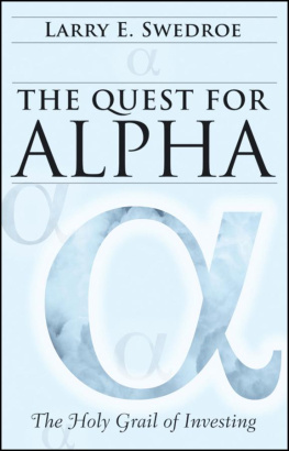 Swedroe - The quest for alpha : the holy grail of investing