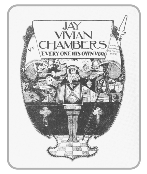 Bookplate designed for the infant Jay Vivian Chambers by his father Jay in - photo 3