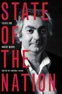 Tavan - State of the nation : essays for Robert Manne