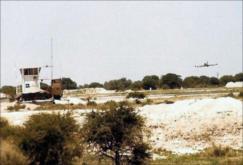 Two heavily-laden Impala ground strike jets getting airborne in a southerly - photo 11