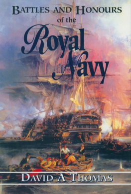 Thomas - Battles and Honours of the Royal Navy