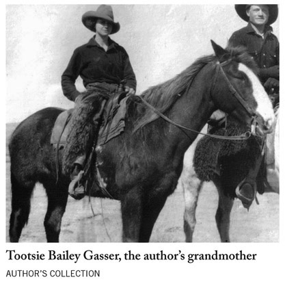 And a later recap of the rodeo relates that Tootsie Bailey had won over Marie - photo 1