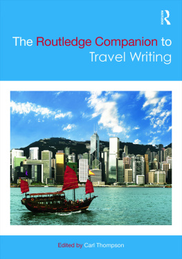 Thompson - The Routledge Companion to Travel Writing