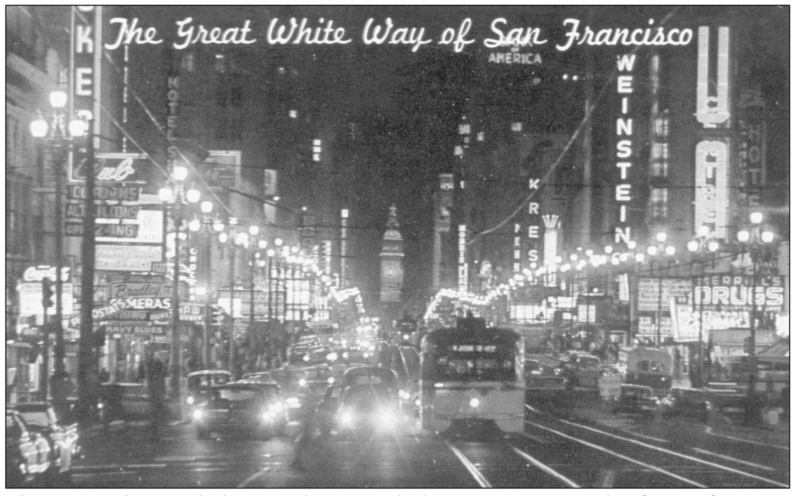 This c 1966 photograph shows Market Street looking east from Seventh The - photo 4