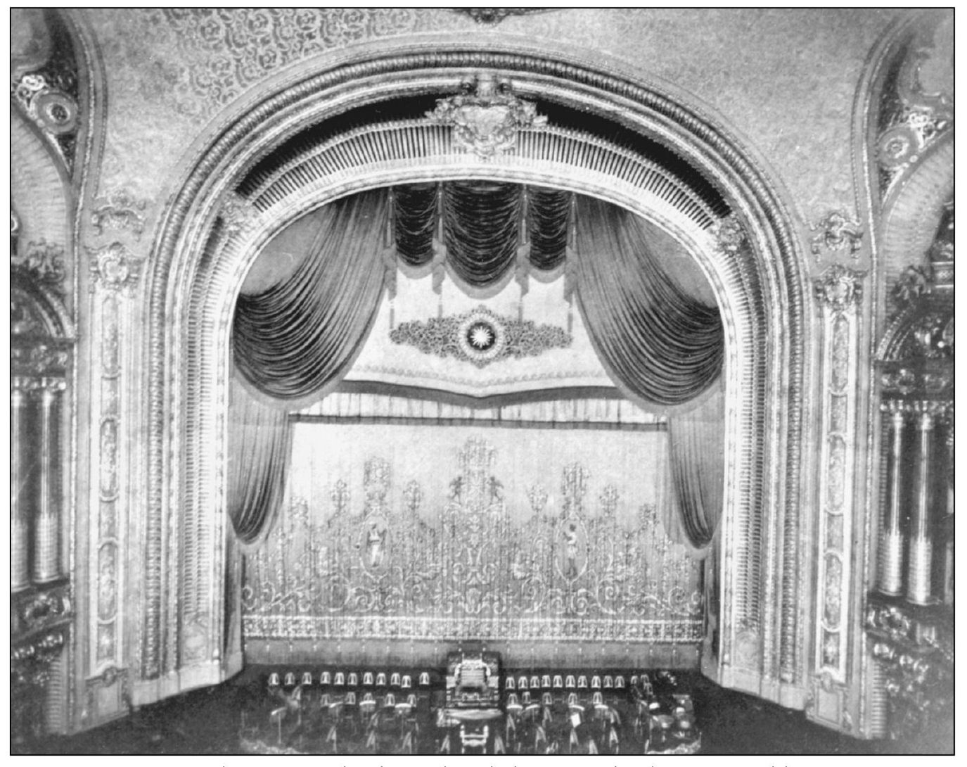 The Fox proscenium 64 by 40 feet high utilized three of the largest and - photo 9