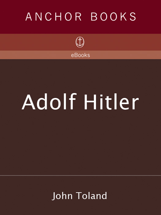 Adolf Hitler The Definitive Biography Volume I - photo 1