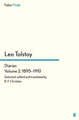 Tolstoy - Tolstoy’s diaries. Volume 2, 1895-1910