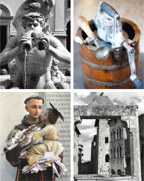 Classic Italy a fountain in the Piazza Navona Rome an old-fashioned gelato - photo 4