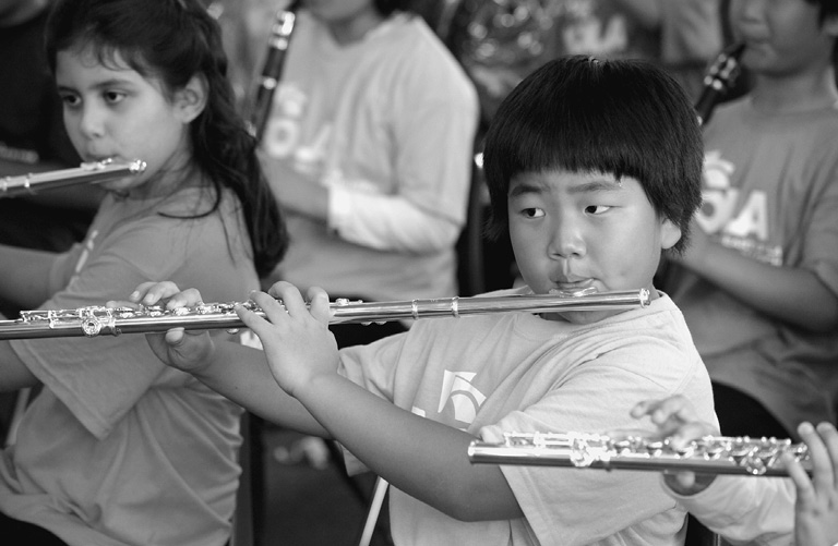 Flutists in the YOLA program Los Angeles 2010 Craig T MathewMathew - photo 24