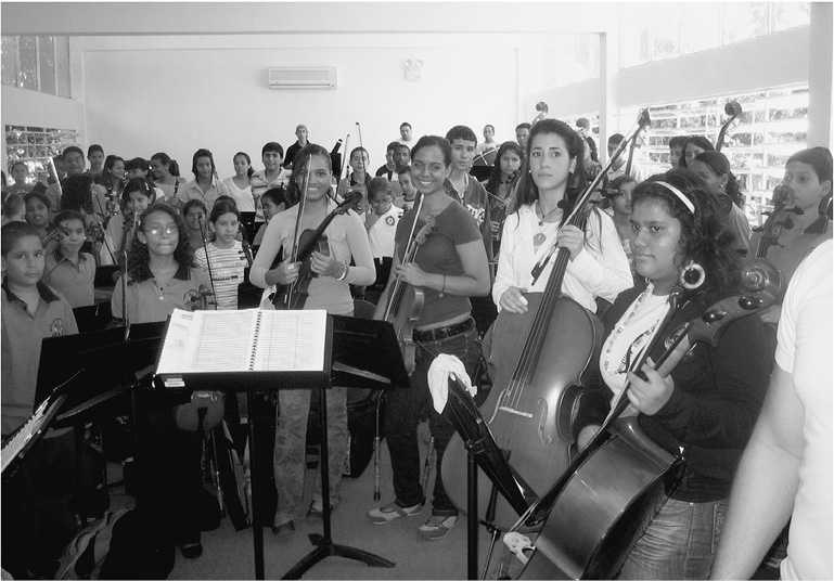 Childrens orchestra at the ncleo Los Chorros Caracas 2009 Jeffrey Stock - photo 6