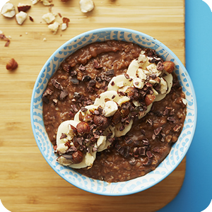 Chocolate Hazelnut Porridge Sweet Coconut Loaf with a Berry Coulis - photo 12