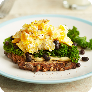 Scrambled Eggs with Kale BlackBeans Rainbow Vegetable Frittata - photo 16