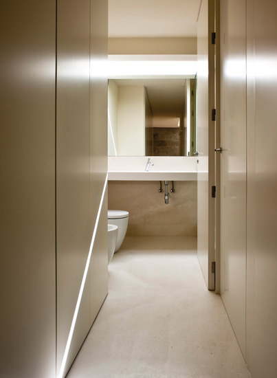 A small bathroom can look bigger when accessed through a narrow corridor Play - photo 12