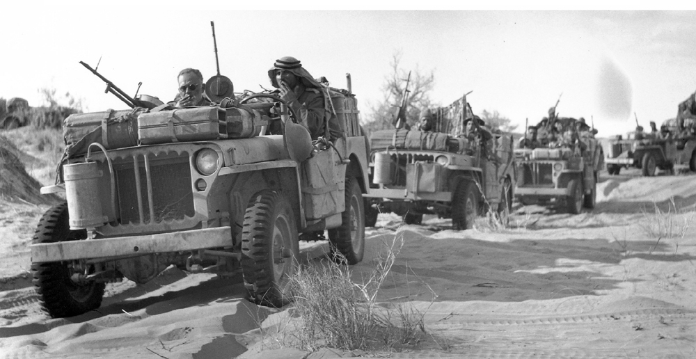 The stripped-down overloaded Jeeps so typical of the SAS Regiment and other - photo 3