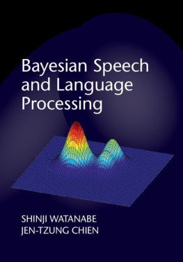 Watanabe Shinji - Bayesian speech and language processing
