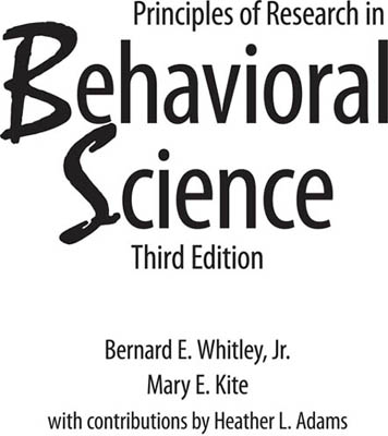 Principles of Research in Behavioral Science - image 2