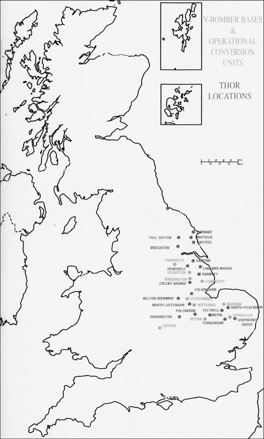 RAF V-Force bases and Thor launch sites in the early 1960s Introduction If - photo 3