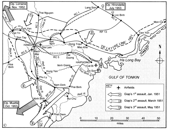 The Red River delta Viet Minh operations in the High Region winter 1952 - photo 6