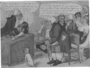 This print entitled The Kentish hop merchant and the lecturer on optics dates - photo 2