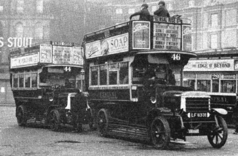 The famous B-type the first mass-produced motor bus for London is seen here - photo 13