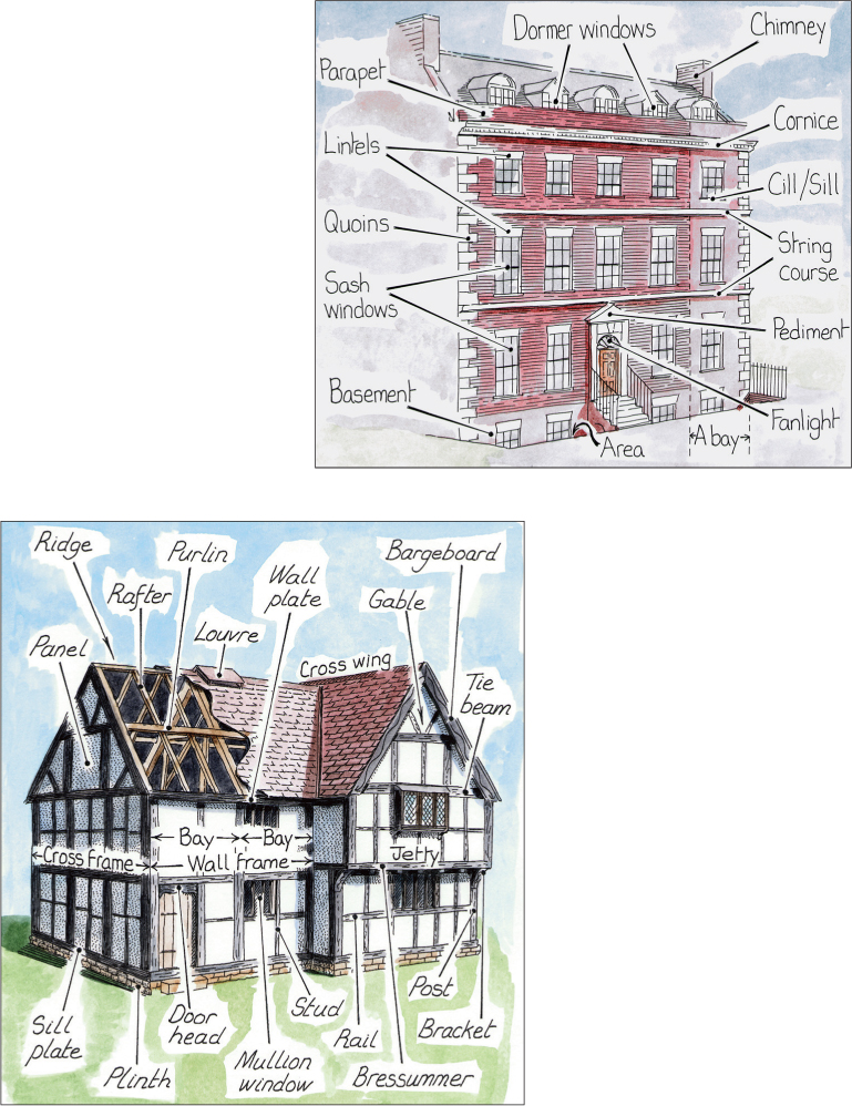 FIG 01 Drawings of an Arts and Crafts top and timber-framed house left - photo 10