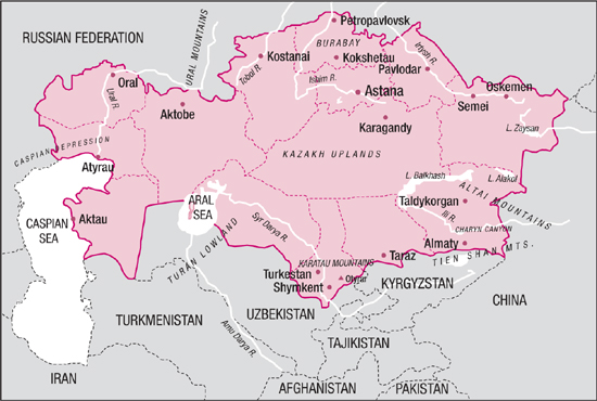 Kazakhstan one of the largest countries in the world was long hidden from the - photo 4