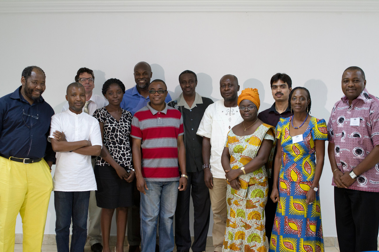 With the ACAP and INDEPTH teams in Accra Ghana left to right are Mr Pali - photo 3
