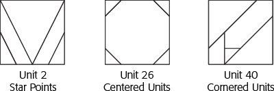 The following illustration shows the resulting twelve star blocks To - photo 13