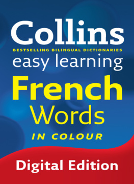 unknown - Collins Easy Learning French Words