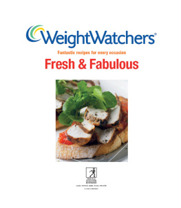 Ashworth Sue Weight Watchers Mini Series: Fresh and Fabulous: Fantastic Recipes for Every Occasion