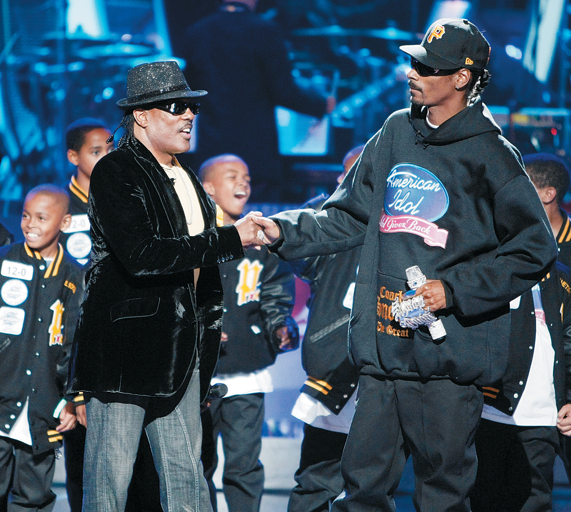 Performing with Snoop on Idol Gives Back in 2008 Kevin WinterGetty Images - photo 23