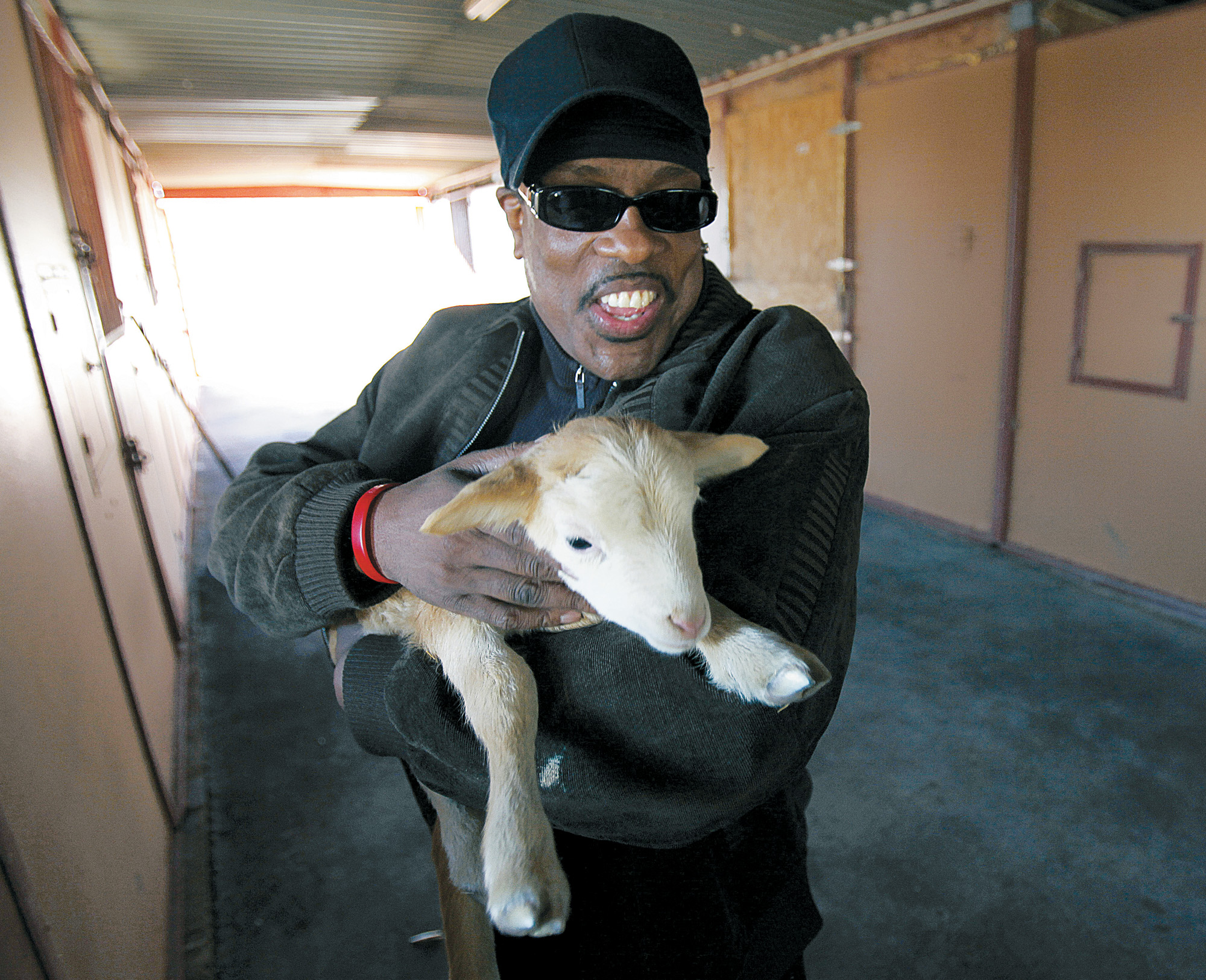 Spending some quality time with one of my favorite lambs in the barn of my - photo 31