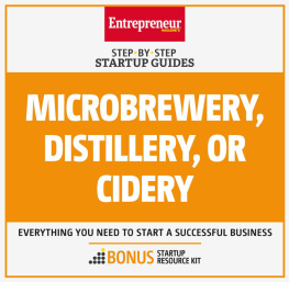 Unknown Microbrewery, Distillery, or Cidery: Step-by-Step Startup Guide