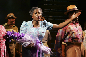 STAGE STAR Clutching an opening-night bouquet Fantasia Barrino soaks in the - photo 8