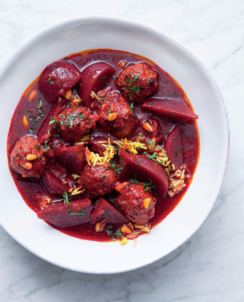 BEET STEW WITH LAMB MEATBALLS For this traditional Jewish-Iraqi dish lamb - photo 9